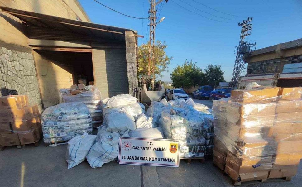 Gaziantep’te 2 milyon lira değerinde sahte deterjan ele geçirildi