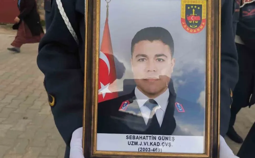 Kalp krizi sonucu vefat eden astsubay, memleketi Gaziantep'te toprağa verildi