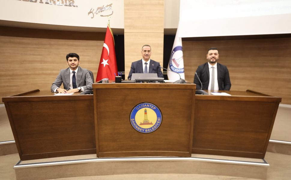 Şahinbey Belediyesi Ağustos ayı meclis toplantısı yapıldı