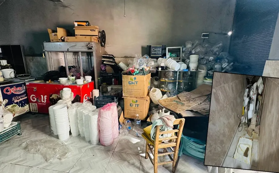 Gaziantep'te o görüntü mide bulandırdı!
