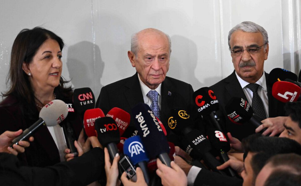 MHP Lideri Bahçeli, DEM Parti heyetini kabul etti