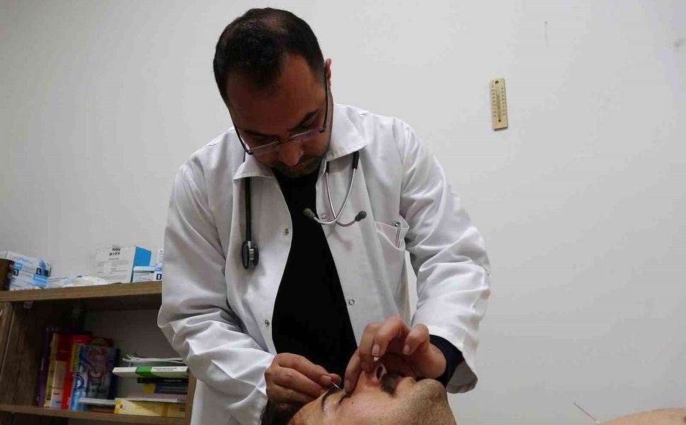 Gaziantep'te Akupunktur tedavisiyle sağlıklarına kavuştular