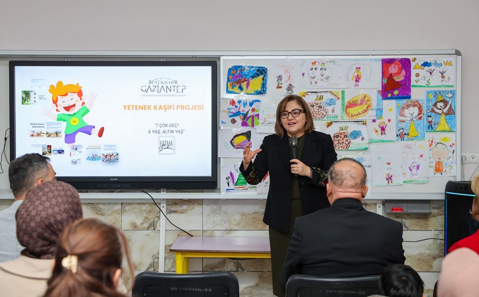 Gaziantep’te Yetenek Kaşifi Projesi okullarda tanıtılıyor