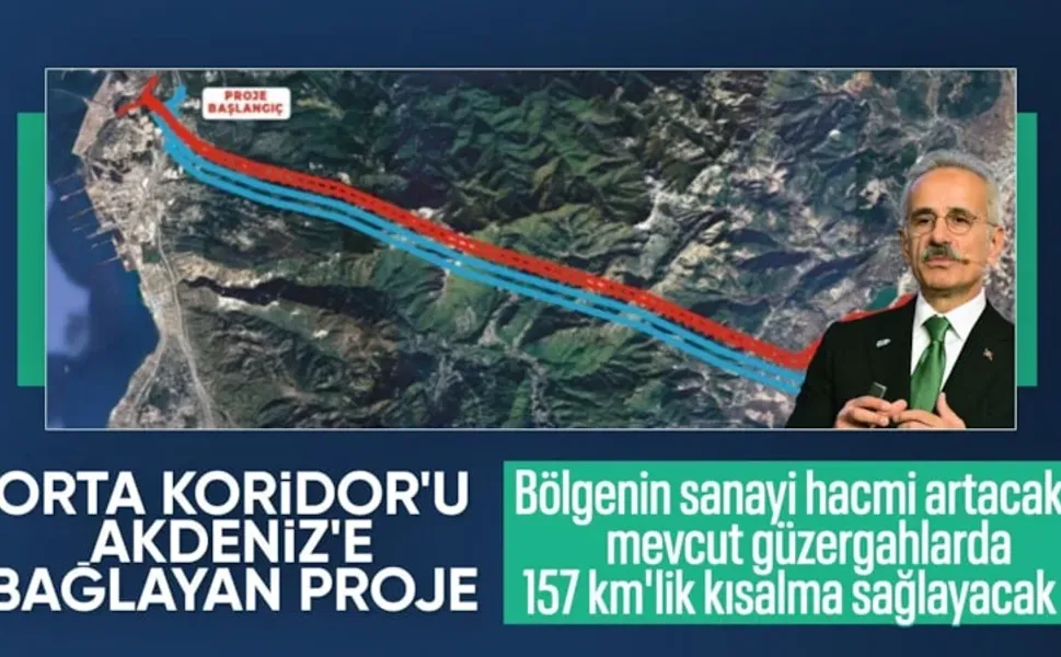Stratejik proje başlıyor! Abdulkadir Uraloğlu: Orta Koridor'u Akdeniz'e bağlayan projede inşaat başlıyor