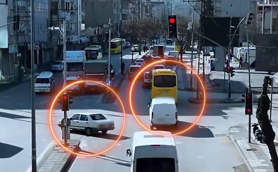 Gaziantep'te kırmızı ışık ihlali yapan 6 bin araca 18 milyon TL ceza