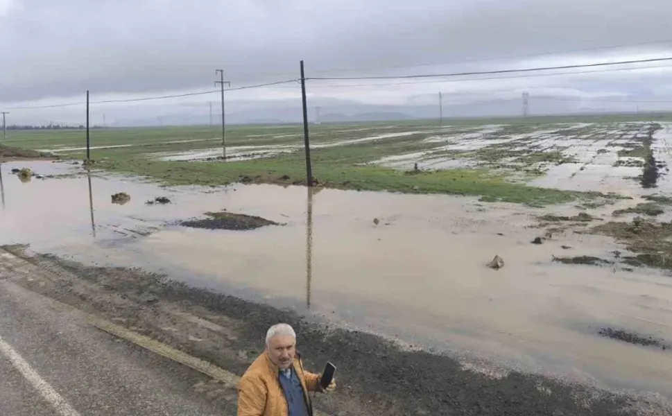 Gaziantep'te tarım arazileri su altında kaldı