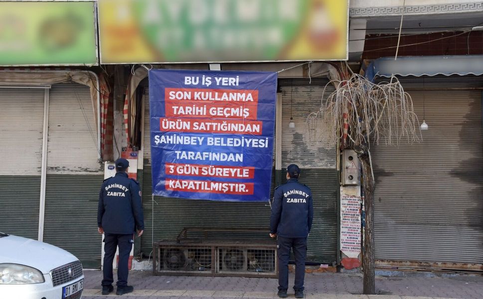 Şahinbey Belediyesi zabıta ekipleri denetimlerini sürdürüyor