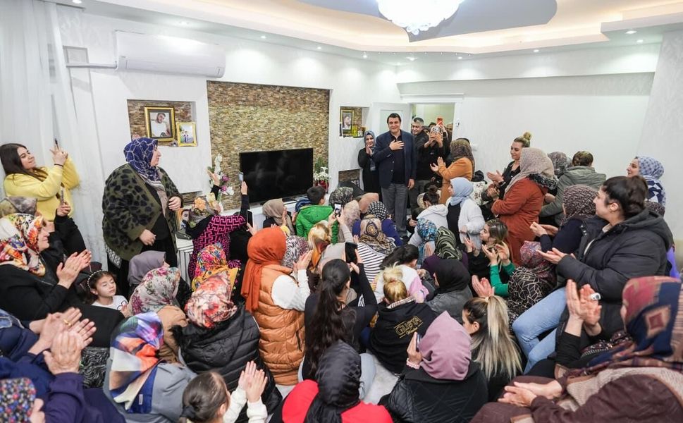 Başkan Yılmaz’a miting gibi karşılama