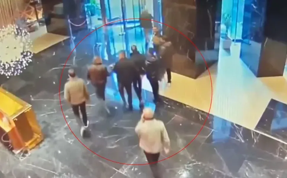 Kubilay Kaan Kundakçı'yı öldüren Alaattin Kadayıfçıoğlu'nun gözaltına alındığı anlar kamerada