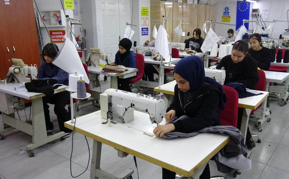 Gaziantep'te bu okulda geleceğin modacıları yetişiyor