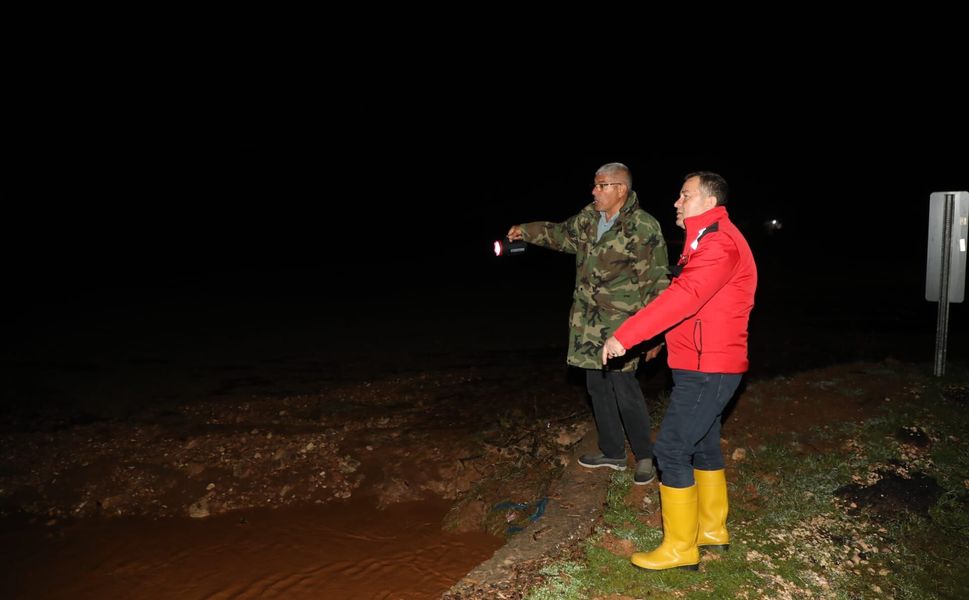 Başkan Doğan, selden etkilenen bölgelerde incelemelerde bulundu