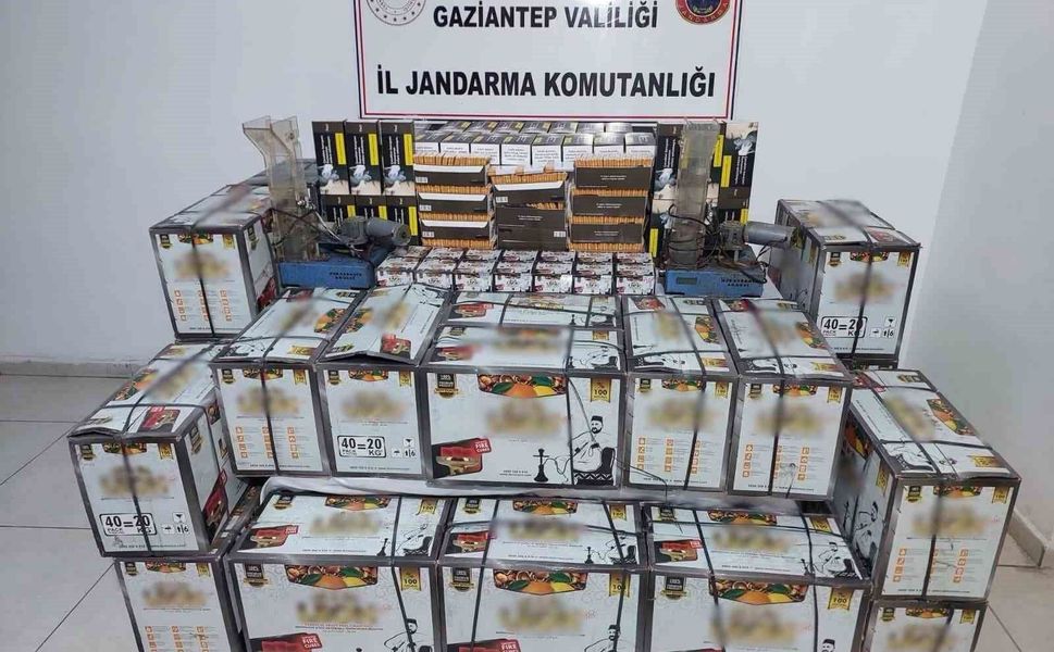 Gaziantep'te 800 bin TL değerinde kaçak nargile malzemeleri ele geçirildi