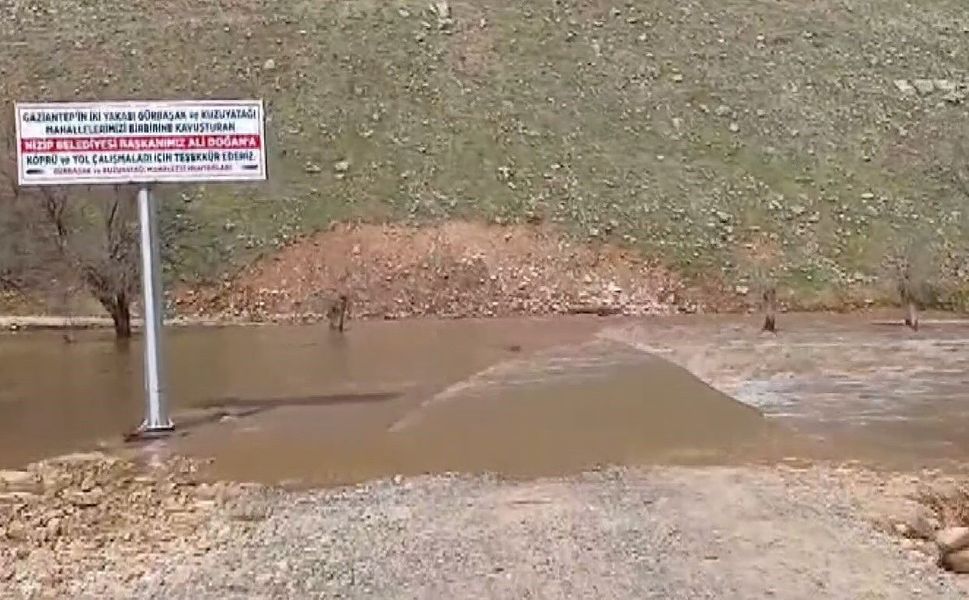 Gaziantep'te dolu ve sağanak etkili oldu