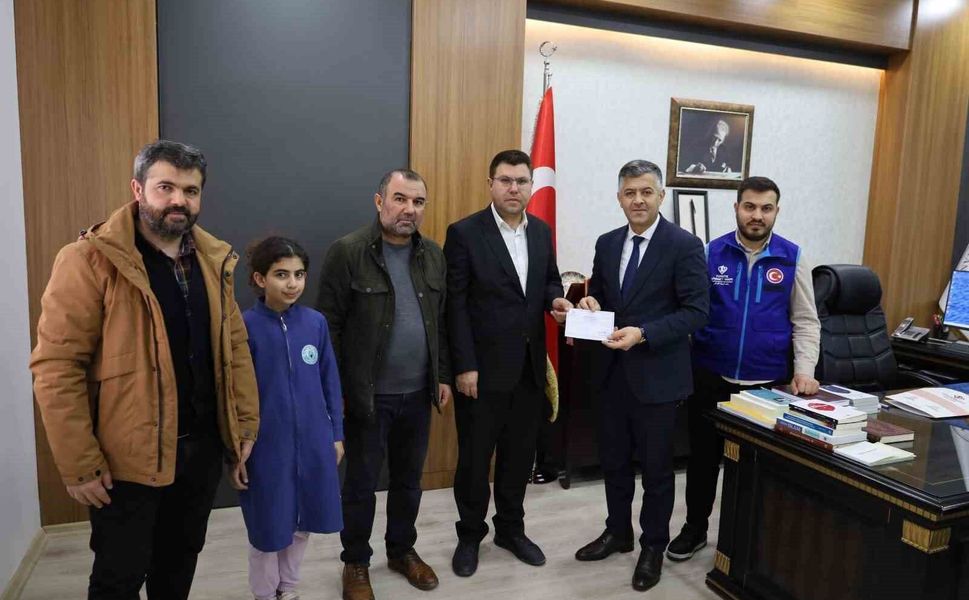 Gaziantep'te imam hatip öğrencilerinden Filistin'e anlamlı destek