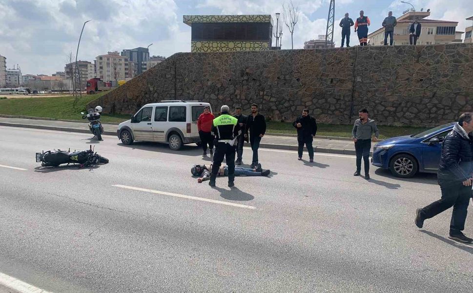 Gaziantep'te motosiklet kazası: 1 yaralı
