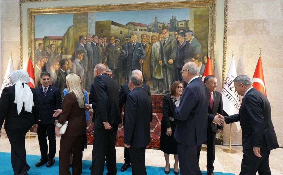 Gaziantep'te Valilikte bayramlaşma töreni gerçekleşti