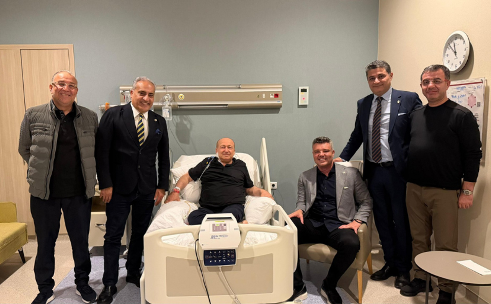 Saadettin Saran’dan Gaziantep FK Başkanı Memik Yılmaz’a moral ziyareti