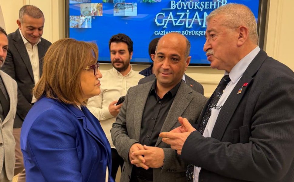 TSYD Gaziantep Şube Başkanı Murat Atay, Fatma Şahin ile görüştü