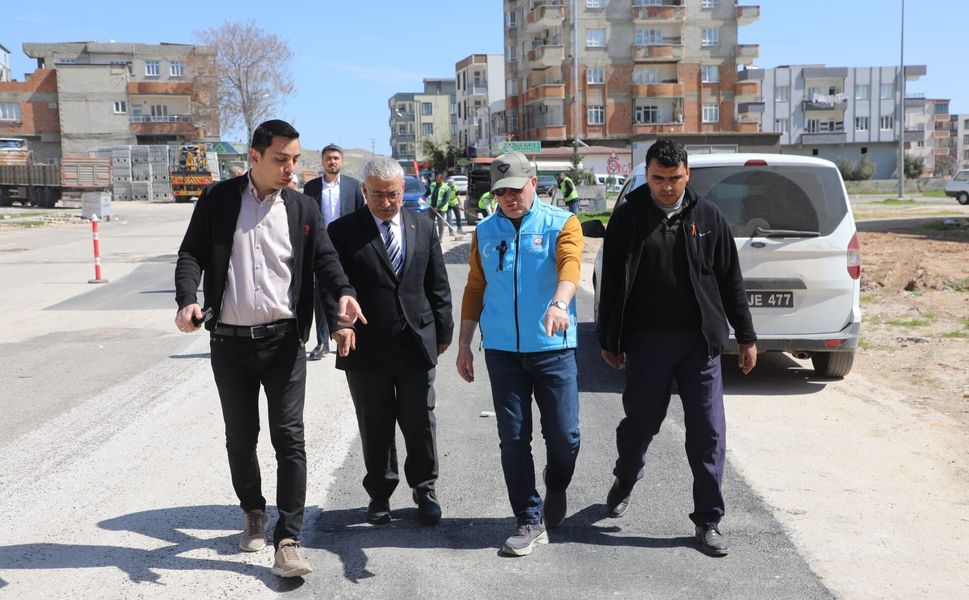 Belediye Başkanı Doğan, saha çalışmalarını denetledi