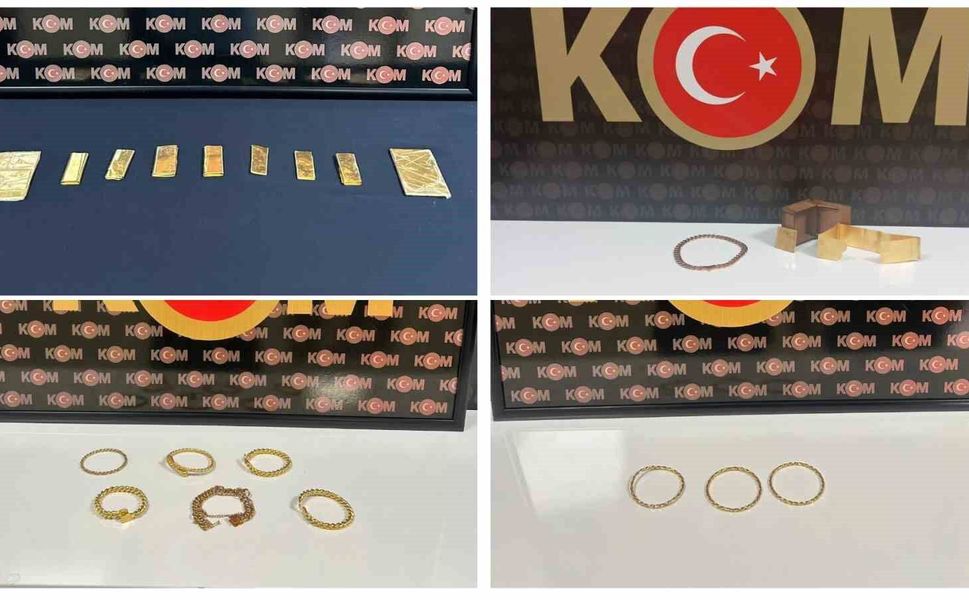 Gaziantep ve Kilis'te altın kaçakçılığı operasyonu!