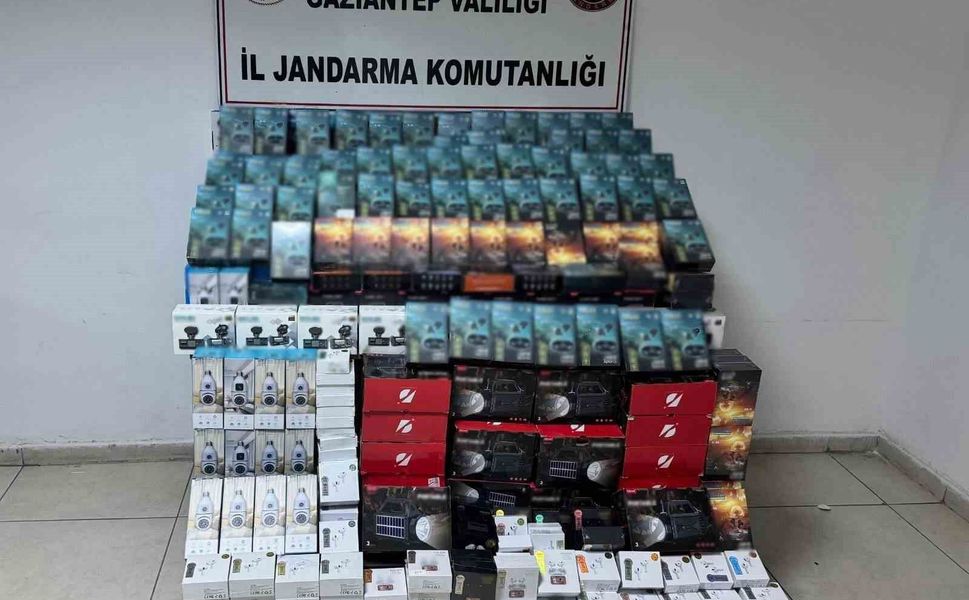 Gaziantep'te 1 milyon TL değerinde kaçak malzeme ele geçirildi: 1 gözaltı