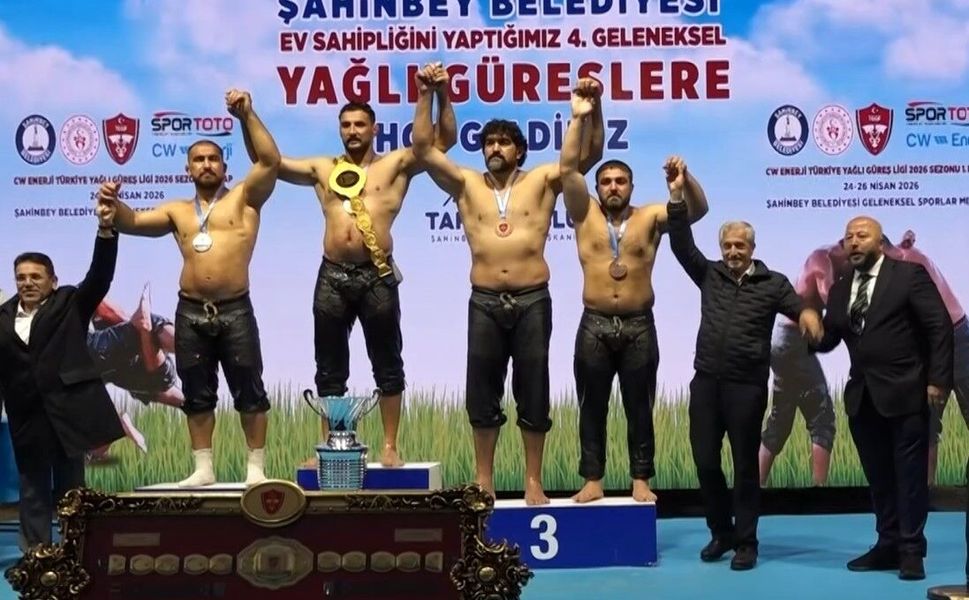 Gaziantep'te altın kemer Mustafa Taş'ın