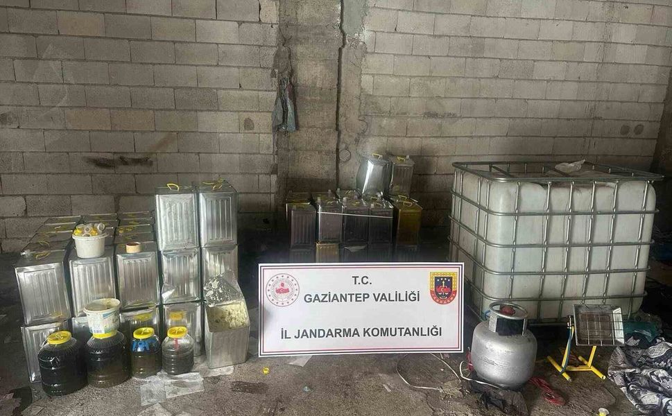 Gaziantep'te bin 500 litre sahte zeytinyağı ele geçirildi: 1 gözaltı
