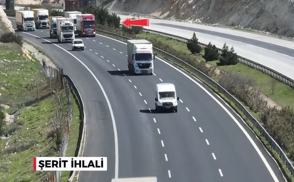 Gaziantep'te jandarmadan dron destekli trafik denetimi: 4 bin 234 araca ceza