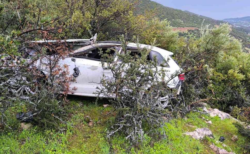 Gaziantep'te kontrolden çıkan otomobil uçuruma yuvarlandı: 1 ölü
