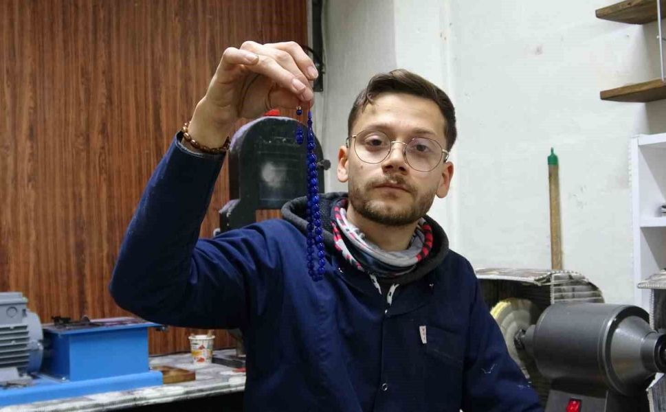 Gaziantep'te merakla başlayan tespih yolculuğu ustalığa dönüştü!