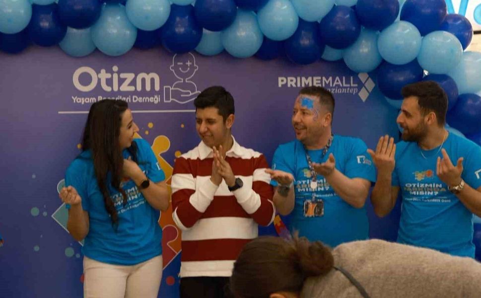 Gaziantep'te otizm farkındalığı için anlamlı etkinlik