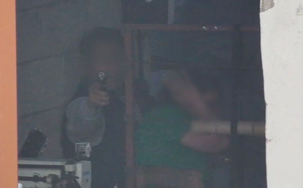 Gaziantep'teki rehine olayı adım adım dron kamerasında