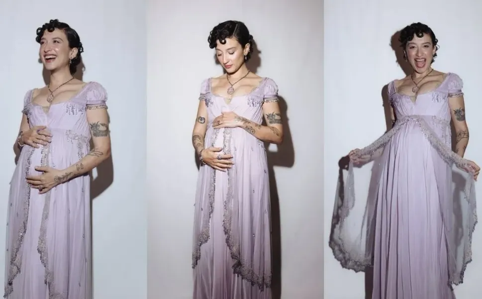 Melike Şahin’den sevenlerine büyük sürpriz! Sahnede hamile olduğunu açıkladı