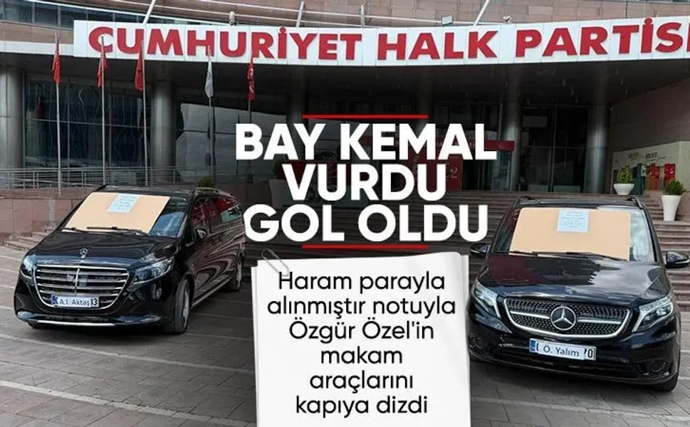 Kemal Kılıçdaroğlu, Özel dönemi araçlarını satışa çıkardı: Üzerlerine 'Haram parayla alınmıştır' yazıldı