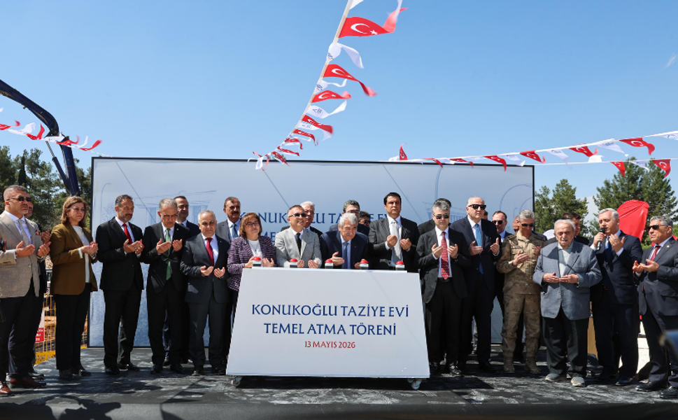 Konukoğlu Taziye Evi'nin temeli atıldı