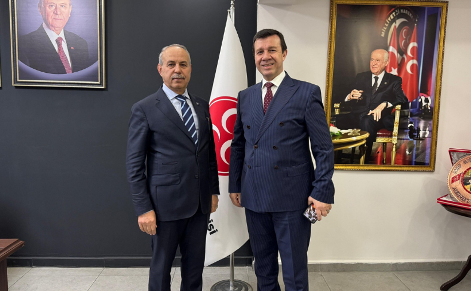 Önce MHP'ye ve Devlet Bahçeli'ye saydırdı, sonra MHP Gaziantep il başkanını ziyaret etti!