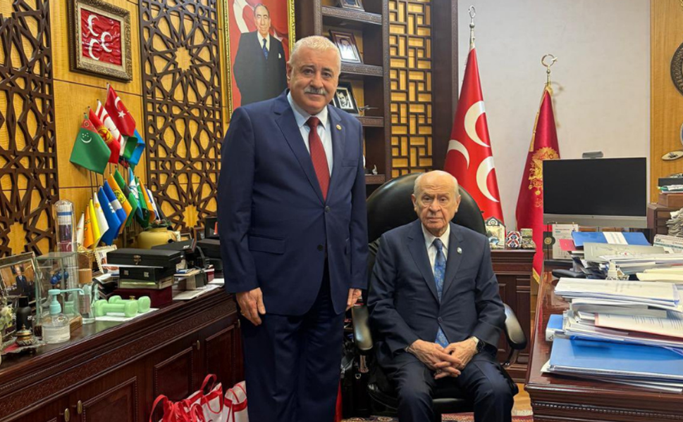 TBMM İdare Amiri Sermet Atay'dan MHP Lideri Devlet Bahçeli'ye anlamlı ziyaret