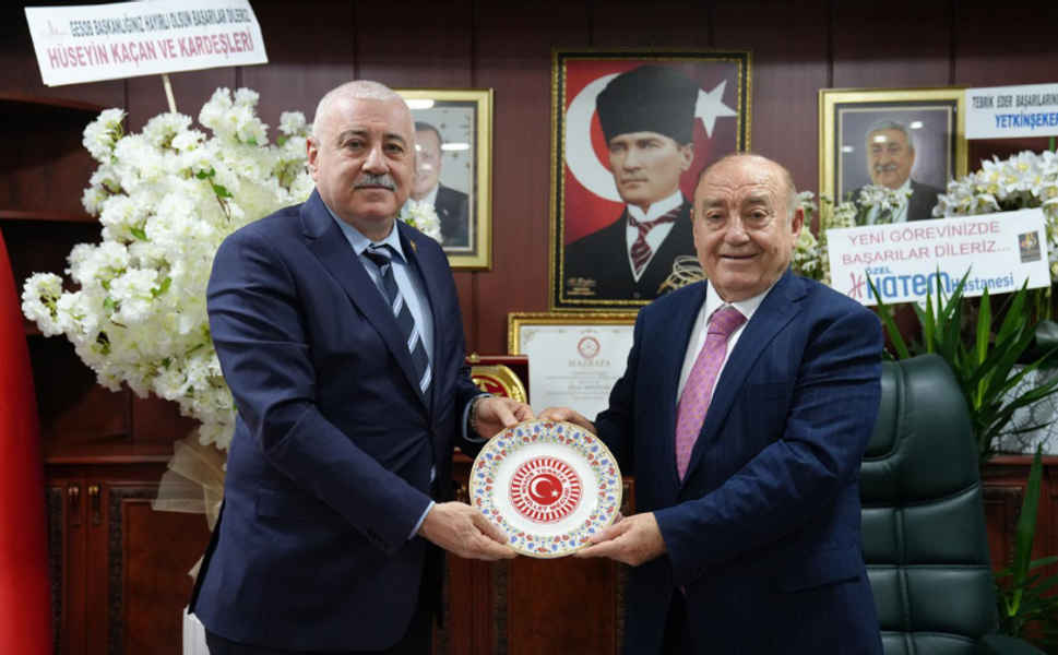 TBMM İdare Amiri Sermet Atay'dan GESOB Başkanı Akdoğan'a hayırlı olsun ziyareti