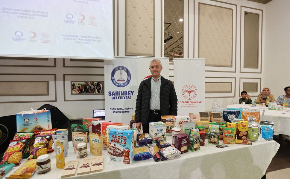Glutensiz yaşama Şahinbey desteği