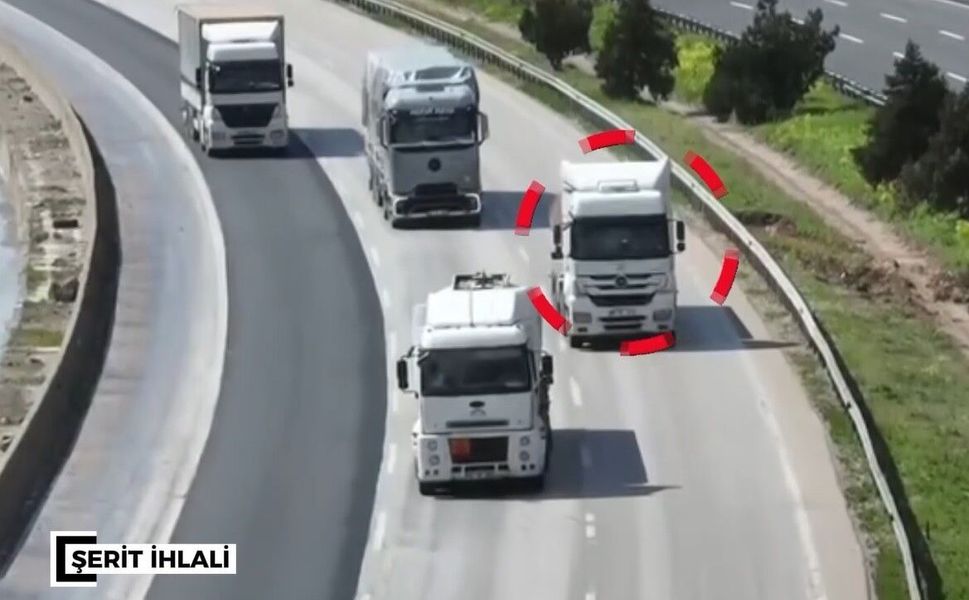 Gaziantep'te dron destekli trafik denetimi: Bin 346 araca ceza yağdı...