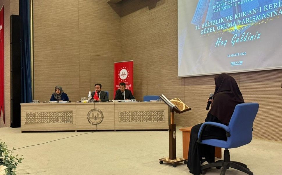 Gaziantep'te 'Hafızlık ve Kur'an-ı Kerim'i Güzel Okuma Yarışması' düzenlendi
