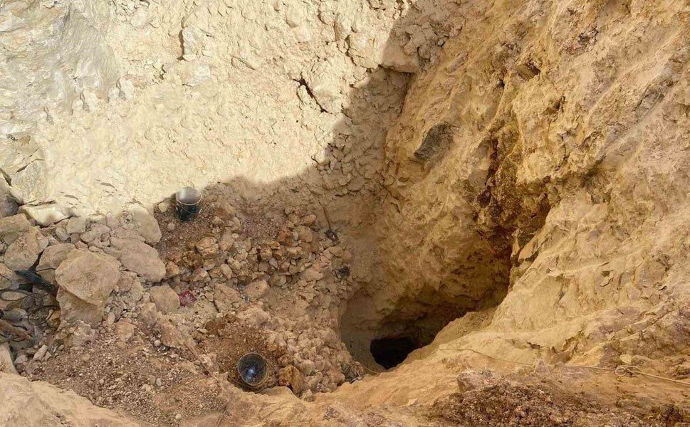 Gaziantep'te kaçak kazı yapan 2 şahıs suçüstü yakalandı
