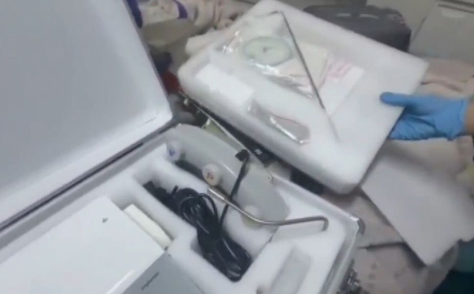 Gaziantep'te ruhsatsız diş muayenehanesine operasyon: 1 şahıs tutuklandı