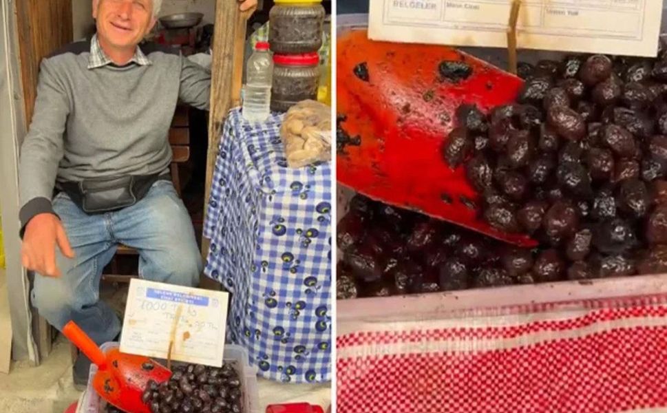 İzmir'de zeytinin tanesini 50 liraya satan şahsa idari para cezası