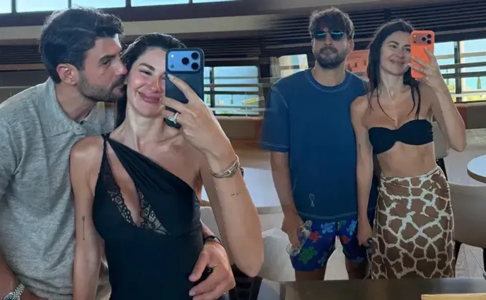 Nesrin Cavadzade balayında! Yeni fotoğraflar geldi