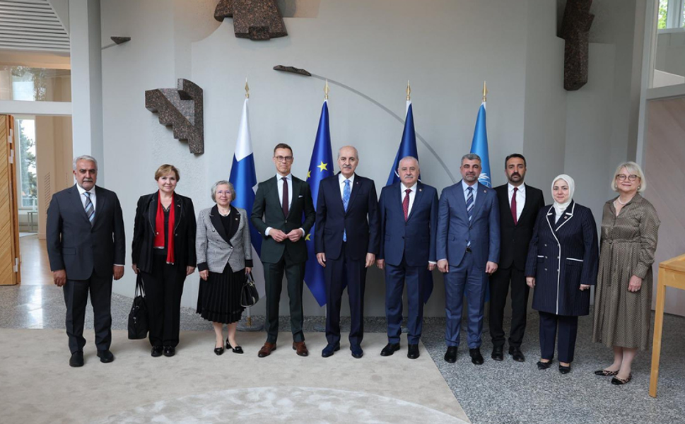 Sermet Atay, TBMM Heyetiyle Finlandiya’da önemli temaslarda bulundu