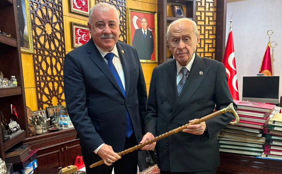 TBMM İdare Amiri MHP Milletvekili Sermet Atay’dan Devlet Bahçeli’ye ziyaret: Yurtdışı görüşmeleri masaya yatırıldı