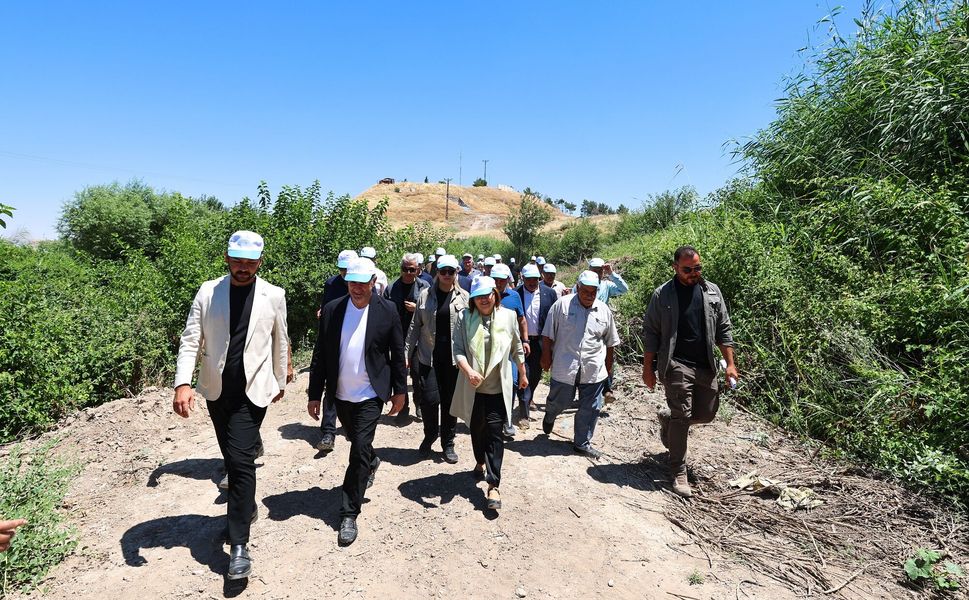 Başkan Şahin, Karkamış Kuş Gözlem Noktası’nda yürütülen çalışmaları inceledi