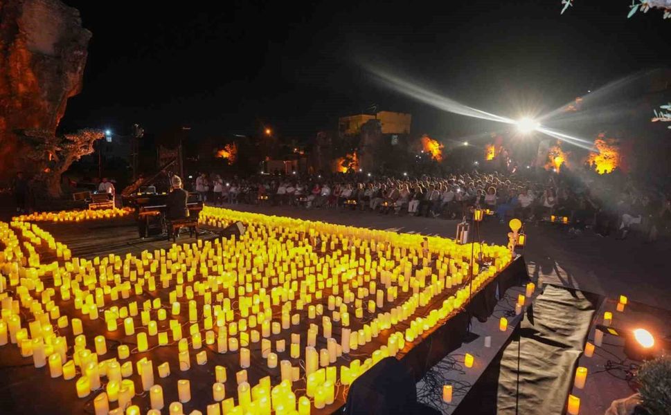 Gaziantep'te Dülük Antik Kenti'nde Candela konseri