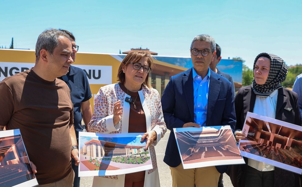 Bölgenin en büyük kongre merkezi Gaziantep’te yükseliyor